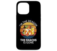 Hamster Mignon Vintage I'm The Reason Snacks is Gone Coque pour iPhone 13 Pro Max