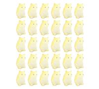 Hamster miniature réaliste en résine kaisudiAP pour maisons de poupées, accessoires de photographie, échelles 1/12 et 1/6, idée cadeau adorable pour les amateurs de miniatures (Jaune)