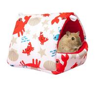 Hamster Nest - Guinea Pig Bed | Washable Small Animal Cave hideeout | Winter House Warm Nest, Animal House For Small Hamster, Golden Silk Bear Hamsters, Mini Hedgehogs, Dwarf Hamsters, Guinea Pig