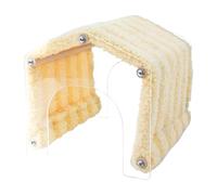 Hamster Play Plateforme En Bois - Rabbit House | Cachette De Petit Animal | Petit Animal De Compagnie Se Cache Avec Une Porte Détachable | Utilisation Du Hérisson De Maison En Peluche Douce Pour Se Re