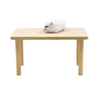 Hamster Play Stand Wooden - Small Animal Climbing Toy for Exercise Activity | Natural Wood Structure with Multi Level Platforms, Pet Training Playground, Interactive Habitat Accessory for Hamsters