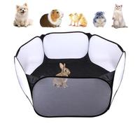 Hamster Playpen,with Pad Foldable Non-Slip Enclosure | Indoor Dog Playpen for Cat Bunny | for Chick Puppy Chinchilla Hamster Indoor Garden Yard Home Living Room Balcony