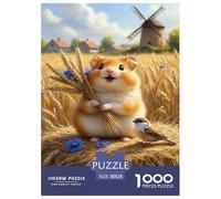 Hamster Puzzle 1000 Pièces Educa Jouet Jeu D'Intelligence Décoration Intérieure Animaux Jeu Éduchatif Challenge Toy Adultes & Enfants des 14 Ans 38x26cm/1000pcs