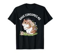 Hamster Rage Consumes Me Design coloré T-Shirt