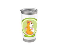 Hamster Roue de hamster Gobelet isotherme en acier inoxydable double paroi