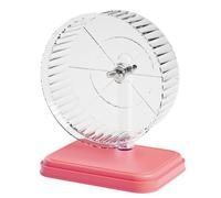 Hamster Running Wheel Toy, Transparent Silent Running Hamster Exercise Wheel, Exercise Wheel Toys for Small Animals, Ultra-Quiet & Silent Promotes Healthy Exercise for Pet Hamster Small Pets