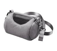 Hamster Sac À Dos - Sac À Dos en Peluche Chaud pour Les Petits Animaux, Cage De Lapin À Oiseaux De Lézard, Fenêtre en Maille Respirante, Pochette De Voyage À Cylindre pour Le Furet du Hérisson Dragon