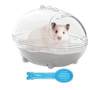 Hamster Sand Bath Container, Hamster Sand Box, Hamster Dust Bath Container, Hamster Toilet Sandbox, Hamster Bathing Accessories, Large Hamster Sand Container for Cleaning and Bathing Accessories