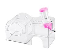 Hamster Sand Bath, Small Animal Bathtub, Habitat House Bowl 12 x 8 x 6 cm Taille pour utilisation quotidienne, Compact Cage Accessory, Sturdy Pet Container, for Chinchilla Gerbil Mice Guinée Reptiles