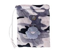 Hamster Sleeping Bed, Drawstring Flannel Small Hamster Sleeping Pocket, Warm Dwarf Mice Carrier Bag, Cozy Squirrel Bed for Guinea Pigs, 6.3x7.09 inches Hedgehogs, Small Pets, Travel, and Home Use