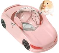 Hamster Sport Ball, Roue d'exercice pour Hamster,Voiture de Jouets de Roue de Sport Silencieux pour Furet - Boule de Course à Petit Animal de Compagnie drôle pour Les Hamsters (Rose)
