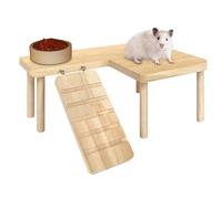 Hamster Stairs - Small Pet Climbing Toy Two-Level Cage Ladder Playground