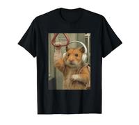 Hamster Subway, Un mème drôle et Bizarre T-Shirt Graphique avec Valeur, Homme, Noir, M