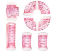 Hamster Tubes Toys Cage Tunnel Track Adventure Pipe Externe Set Accessoires DE Connexion DIY pour étendre l'espace, Tubes de Hamster
