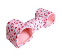 Hamster Tunnel Hamster Hiding Tunnel With A Non-Slip Bottom | Machine Washable Anti-Slip Cage Accessories For Small Animals Chinchillas Ferret Bunny Entertainment Play