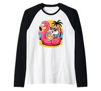 Hamster Vacances d'Été Plage Piscine Bouée Flamant Rose Manche Raglan