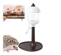 Hamster Water Bottle, Bottle No-Drip Feeder, 9.29 inches Compact Night Light, Waterer Drinker for Gerbil Bunny Mice Ferret Squirrel Small Animal, Playpen, White