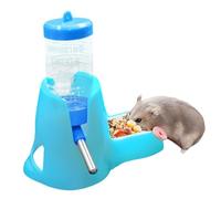 Hamster Water Bottle Dispenser | Leak-Proof Ball Bearing Automatic Drinking Water Feeder | Vertical Small Pet Wâter Bottle 80ml for Hamsters & Small Rodents (Color Variation Possible)