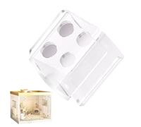 Hamster Water Bottle Holder - 2.2x2.28x2.2in Small Pet Feeder Magnet Bracket, Handy to Install Leakproof Magnetic Water Dispenser | Holder for Hamsters, Rabbits, Guinea Pigs, Small Animals, Cage Acces