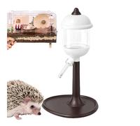 Hamster Water Bottle - Small Animal Water Bottle | Waterer Feeder with | Ambient LED, Double Ball-Operated Spout, Silicone Seal Leak-Proof, for Hamster Guinea Pig Rabbit Ferret, 170ml