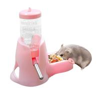 Hamster Water Dispenser - 6.3In Standable Feeder Bowl | PP Anti Fall Cage