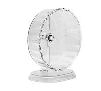 Hamster Wheel, Hedgehog Spinner, Silent Exercise Toy, Large Running, Stable Base Structure, Smooth Motion Design, for Chinchilla, Ferret, Crab, Syrian Pet Use, 9.45x3.35x3.35 in