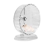 Hamster Wheel, Hedgehog Wheel, Heavy Duty Big Quiet Running Exercise Toy, 9.45x3.35x3.35 inches Silent Rotation for Pet Chinchilla, Ferret, Crab, Hermit