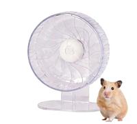 Hamster Wheel, Rotary Habitat Accessory, Adjustable Height Silent Exercise Wheel for Small Pets with Smooth Rotation, Gerbil Mice Sugar Glider Hedgehog Ferret Bunny Enrichment, Home Cage Play