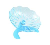 Hamster Wheel, Silent Flying Saucer Spinner, Transparent Jogging Exercise Wheel, Safe Mice Cage Accessory, Pet Enrichment Toy for Hamster, Gerbil, Chinchilla, and Ferret