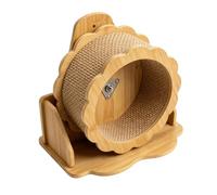 Hamster Wheel Toy - Anti Slip Running Track, Sugar Glider Stand Unit | Silent Bearing Low Noise Spinner Mechanism | Sugar Glider Gerbil Chinchilla Cage, Anti Slip Running Track Metal Stand Base