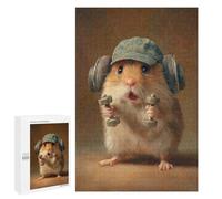 Hamster Workout Buddy Puzzle 1000 Pièces Educa Jouet en Bois Cadeau Unique Décoration Intérieure Jeu Éducatif Challenge Toy Adultes Et Enfants À Partir De 14 Ans 1000 PCS