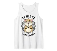 Hamster Yoga, Hamstermony Harmony, méditation, méditation, Mandala Débardeur