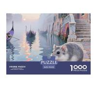 Hamster1000 Pièces PuzzleAnimaux Assorties, pour Adultes Et Enfants À Partir De 12 Ans Jeu D'Intelligence Difficile EtStimulant Paysagedes QuatreSaisons 70x50cm/1000pcs