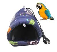 Hamsterhaus - Tissu imprimé, lame chauffante en éponge courte en peluche | Lit de porc chauffant électrique USB | Chauffage de cage à oiseaux, nid chaud pour petits animaux, refuge confortable pour