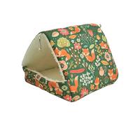 HamsterHideout, Hamster House, Warm Pet Sleeping House, Cozy Sleeping House Multi-Functional Hamster Accessories Shelter for Small Pets (S, M, L, XL)