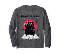 Hamsterzilla Hamster Géant Kaiju Parodie Monstre Manche Longue