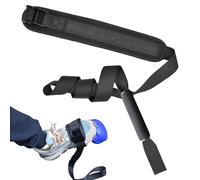 Hamstring Curl Strap, Leg Resistance Band, Black Assisted Sports Equipment, 6.88x3.74in Hamstring Leg Band, Heavy-Duty Resistance Strength for Training Injury Prevention