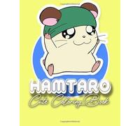 Hamtaro cute coloring book: Kawaii art cute funny coloring book for kids .