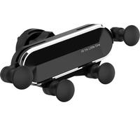 HAMTOD Little One Car Gravity Invisible Telescopic Mobile Phone Holder (Silver)