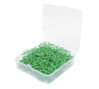 Hamwesh 100 Trombones Verts, en Acier Inoxydable, Décoratifs et Colorés, Design Pliable, Polyvalents pour Organiser des Notes, des Reçus, avec une Utilisation Polyvalente pour l'école, le Bureau,