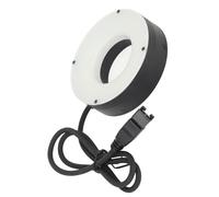 Hamwesh 144 Lumière à Anneaux LED, Source de Lumière au Microscope avec éclairage Uniforme pour Caméra au Microscope Stéréo Petit