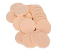 Hamwesh 20 Pièces éponge de Maquillage Ronde Antibactérienne Respectueuse de la Peau et Nettoyage Facile, Houppette de Poudre Ronde à Double Usage pour les Maquilleurs Professionnels