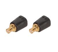 Hamwesh A2DC à l'adaptateur 0,78 Mm, Connecteur de Câble de Casque Mâle à 2 Broches pour Technica CKS1100 E40 E70 LS200 LS300 LS400 CKR90 CKR100 LS50 LS70 avec Matériau ABS Premium pour pour (Black)