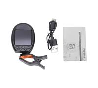 Hamwesh Accordeur de Guitare avec Métronome, Accordeur Chromatique Rechargeable à Clipser, à écran LCD Rotatif à 360 ° pour Guitare Basse, ukulélé, Violon, Outil de Réglage des Vibrations de Haute