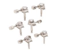 Hamwesh Accordeurs Verrouillables, Conception pour Gaucher, stabilité Améliorée, 6 Chevilles d'accordage de Guitare, Chevilles d'accordage de Guitare Acoustique avec 6 'accordage, écrous et 7 Vis