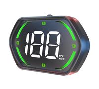 Hamwesh Affichage Tête Haute de Voiture, Taux de Rafraîchissement GPS 10 Hz, Alarme de Survitesse, luminosité Automatique, Compteur de Vitesse Numérique, Compteur de Vitesse GPS avec Interrupteur