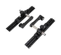 Hamwesh Alimentateur de Presse pour Scie à Table, Bloc Poussoir de Scie à Table à Rouleaux Réglable en Alliage d'aluminium, Bâton Poussoir pour le Travail du Bois avec Réglage de la Tension, pour