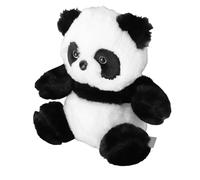 Hamwesh Animal en Peluche Panda, Jouet en Peluche Doux avec Une Expression Adorable, Courte Noire et Blanche pour Soulager Le Stress, Enfants, étudiants