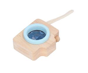 Hamwesh Appareil Photo Jouet, Objectif Kaléidoscope à Prisme Effet Oeil d'abeille pour Enfants, Jouet d'Appareil Photo en Bois avec Conception Portable de Petite Taille pour Les Jeux en Plein Air