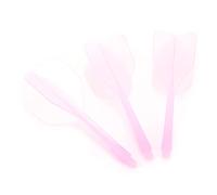 Hamwesh Arbre et Vol de Fléchettes Intégrés, 3 Pièces de Forme Standard 2BA, Arbre et Vols de Fléchettes Transparents, Accessoire de pour Jeu de, Anti-Casse (Rose)